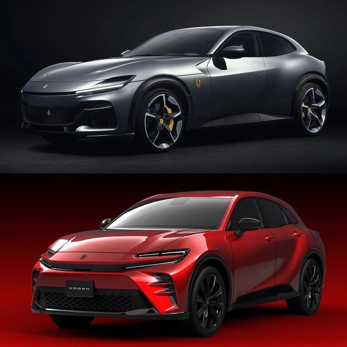 Ferrari Purosangue и Toyota Crown. А если нет разницы... 