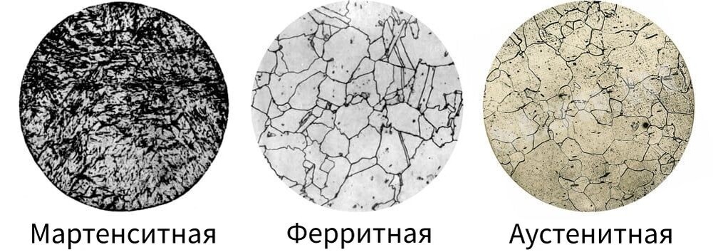 Микроструктуры нержавеющей стали