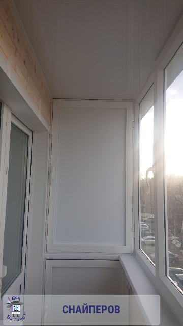 Встроенный шкаф на балконе от компании Дон Балкон +7 (342) 299-99-66