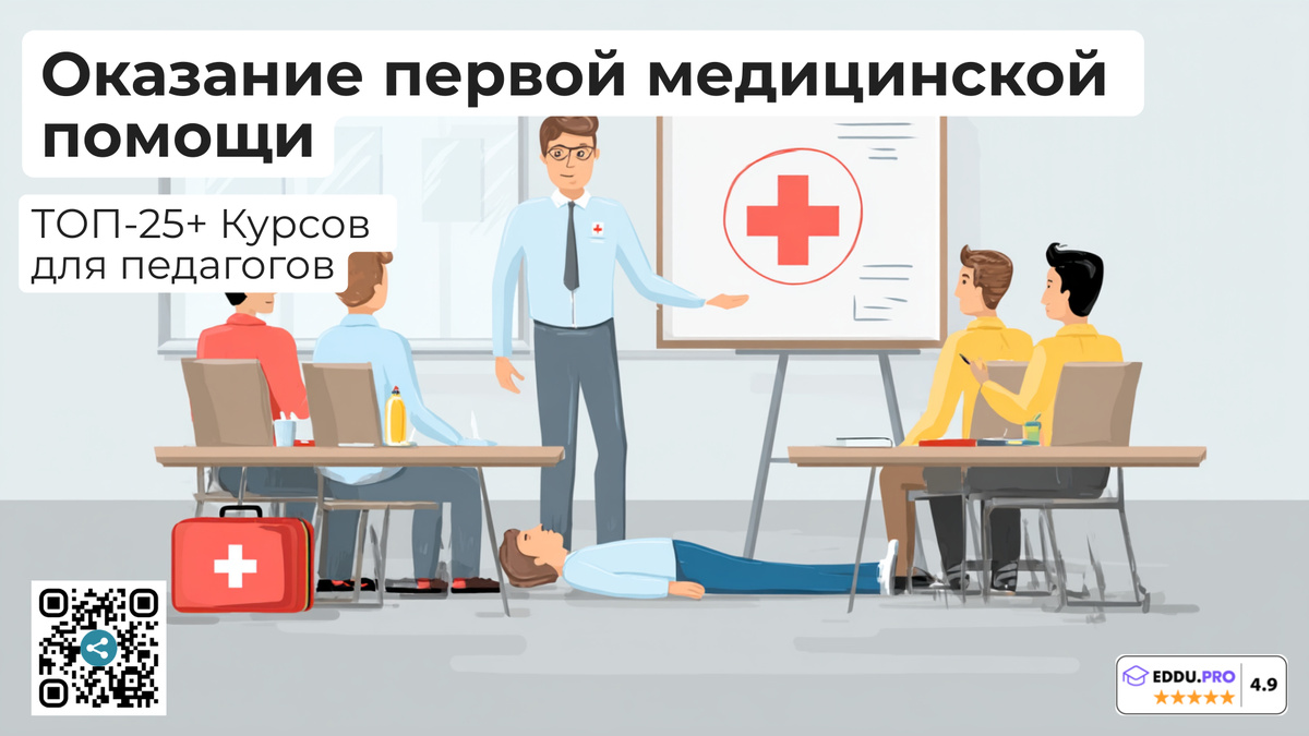 Курсы Оказание первой медицинской помощи для педагогов