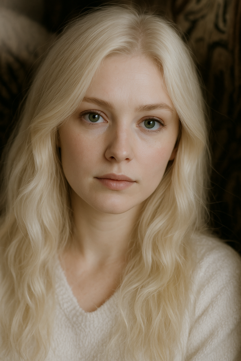 Вот такой длинноволосой блондинкой Шурочку изобразила нейросеть. Она здесь похожа на Дени, мать драконов в культовом сериале.