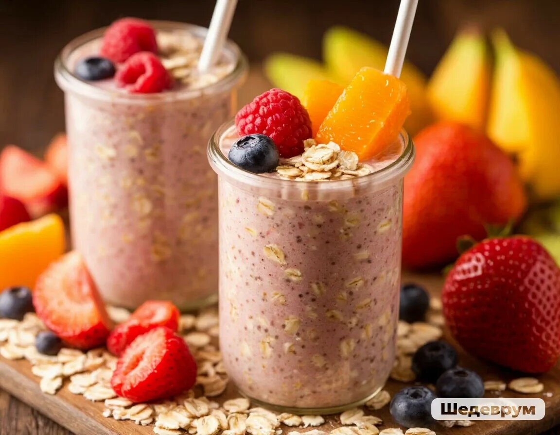 Овсяно-фруктовый смузи