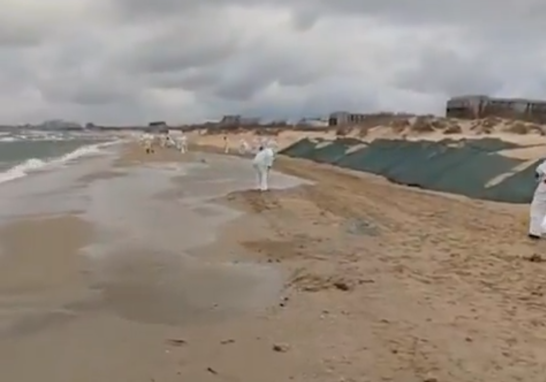 Устье реки Можепсин. Апрель 2025