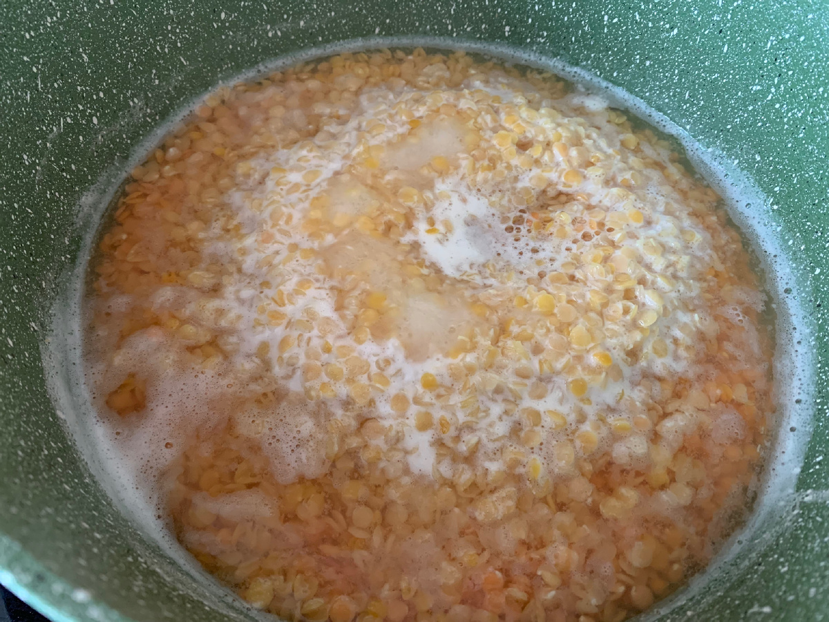 Отвариваем чечевицу