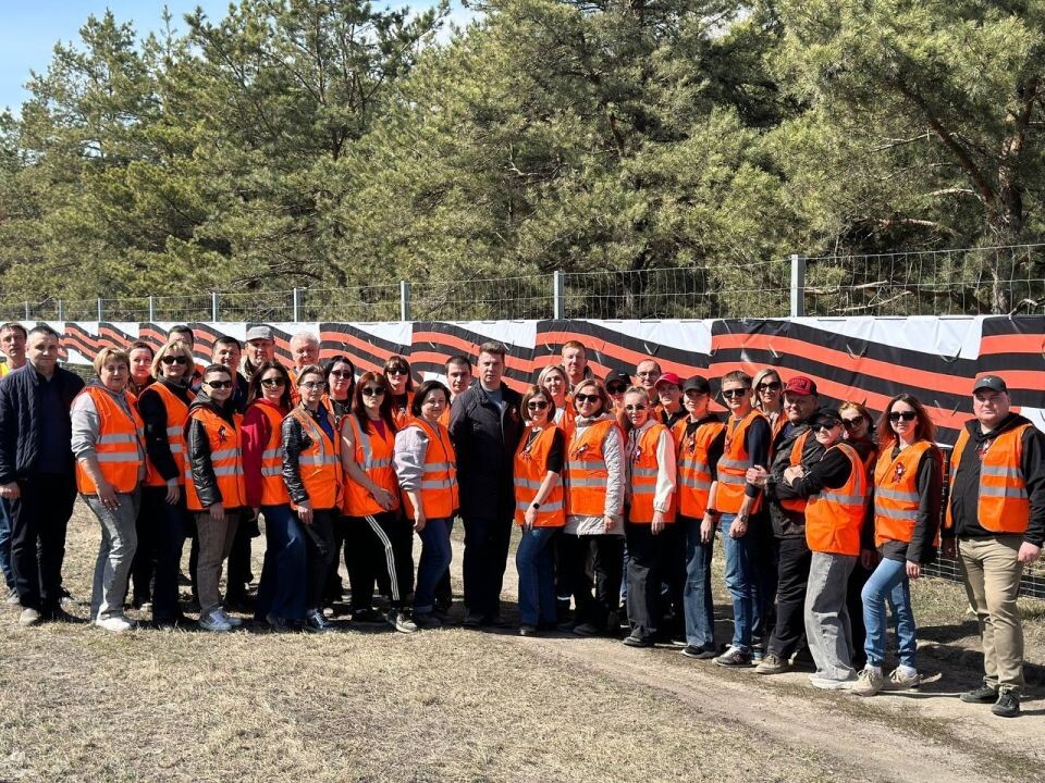    80-метровая георгиевская лента. Источник: Министерство транспорта Алтайского края