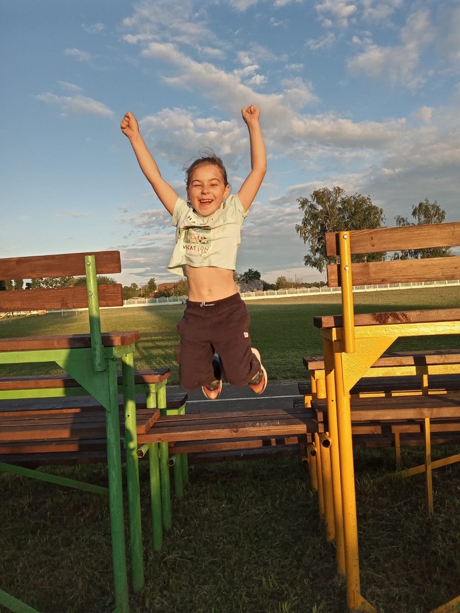 Моя младшая дочь с которой и начался мой путь в создание своего семейного детского сада