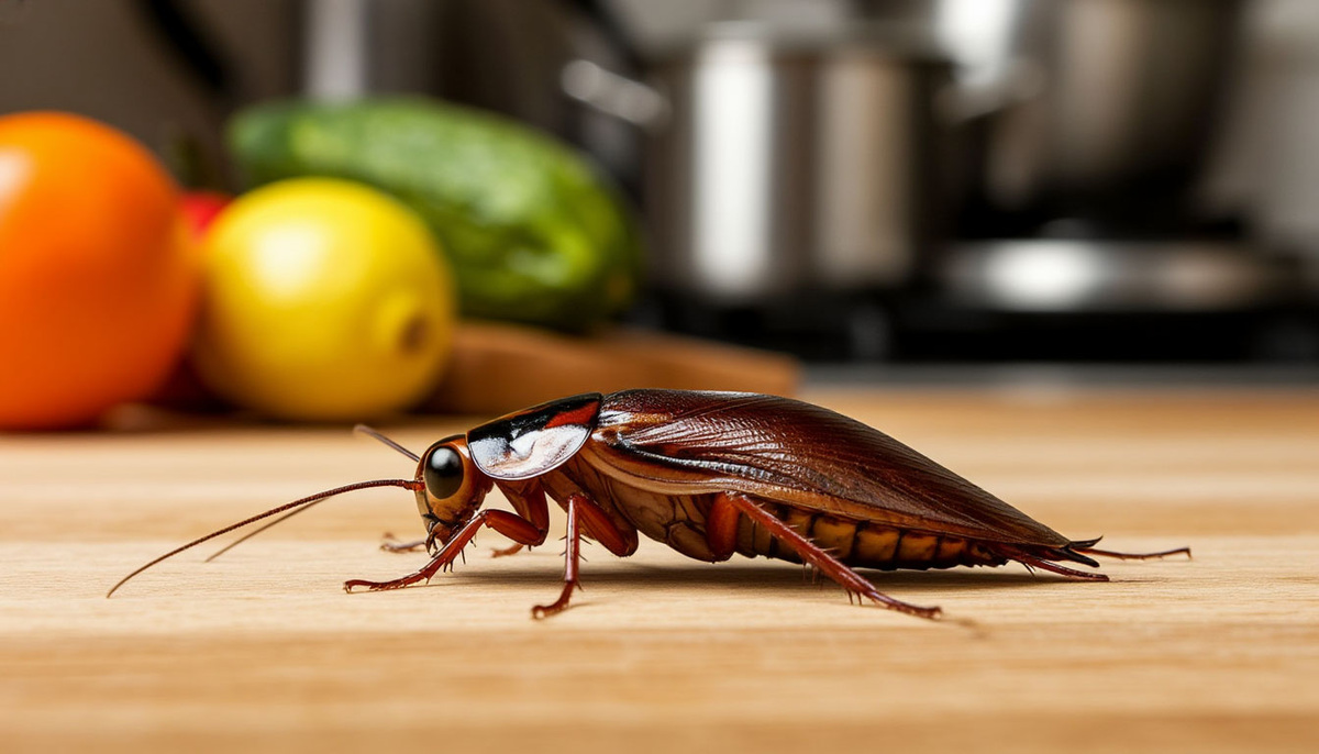 Таракан на кухне