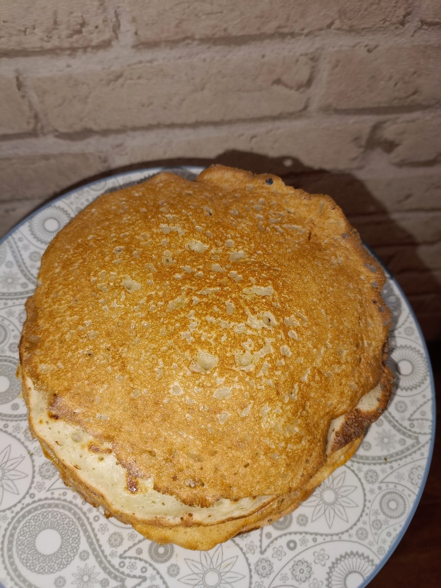 Постные блины-лепёшки. Фото автора 