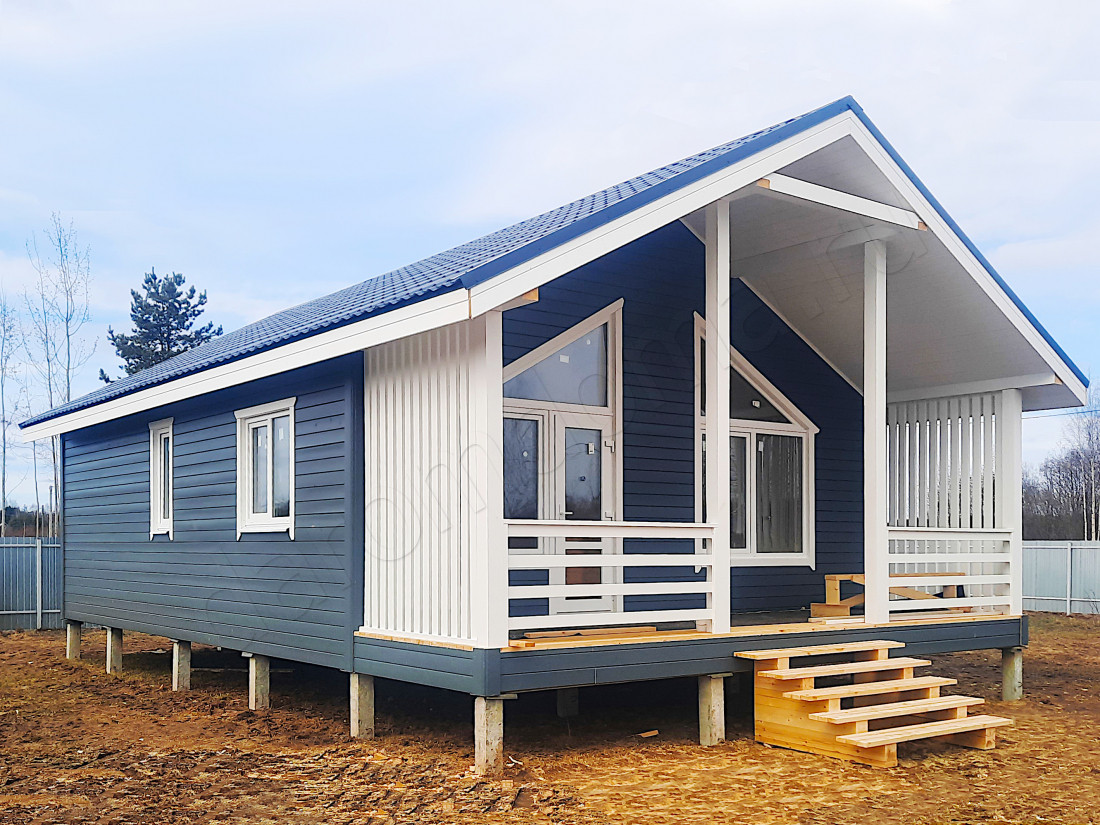 Каркасный дом в деревне Нова