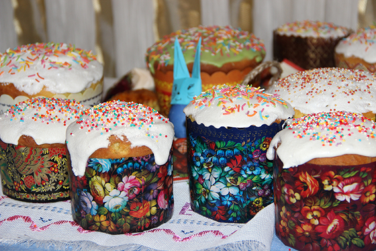 Кулич - вершина кулинарного мастерства. Фото из семейного архива подруги