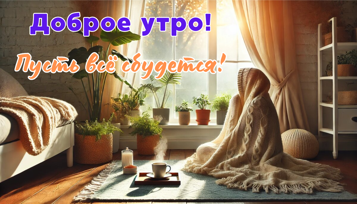 Доброе утро! Пусть всё сбудется!