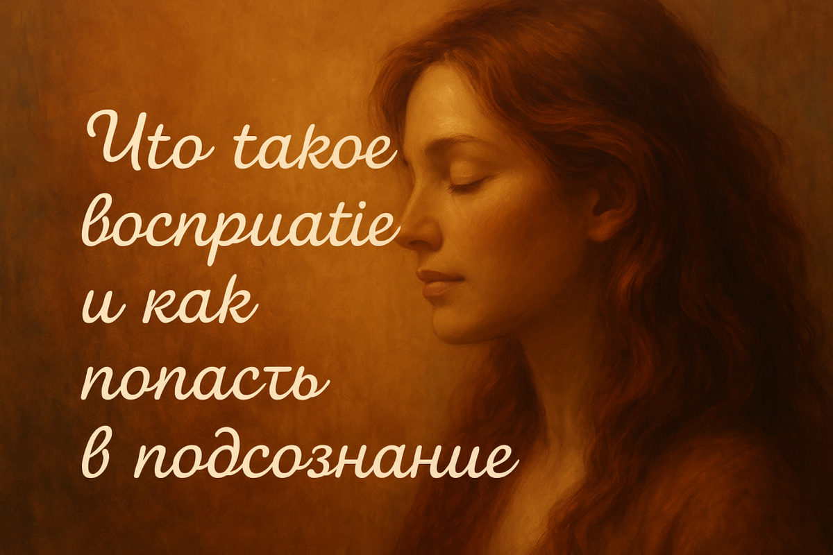 Что такое восприятие или как попасть в подсознание