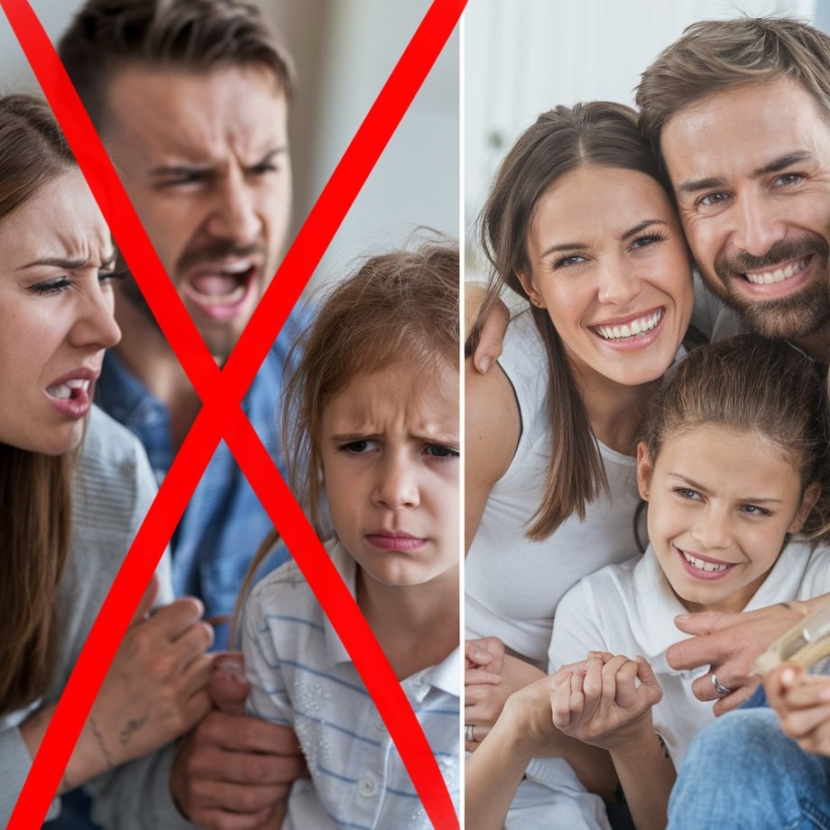 Иногда родители уверяют выросших детей, что никогда не ругались и не ругали их