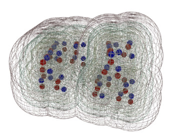 Условное трёхмерное изображение гиператома Цинка Zn-64-(32'32).