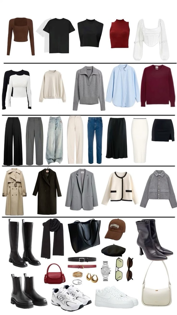 Пример капсульного гардероба 