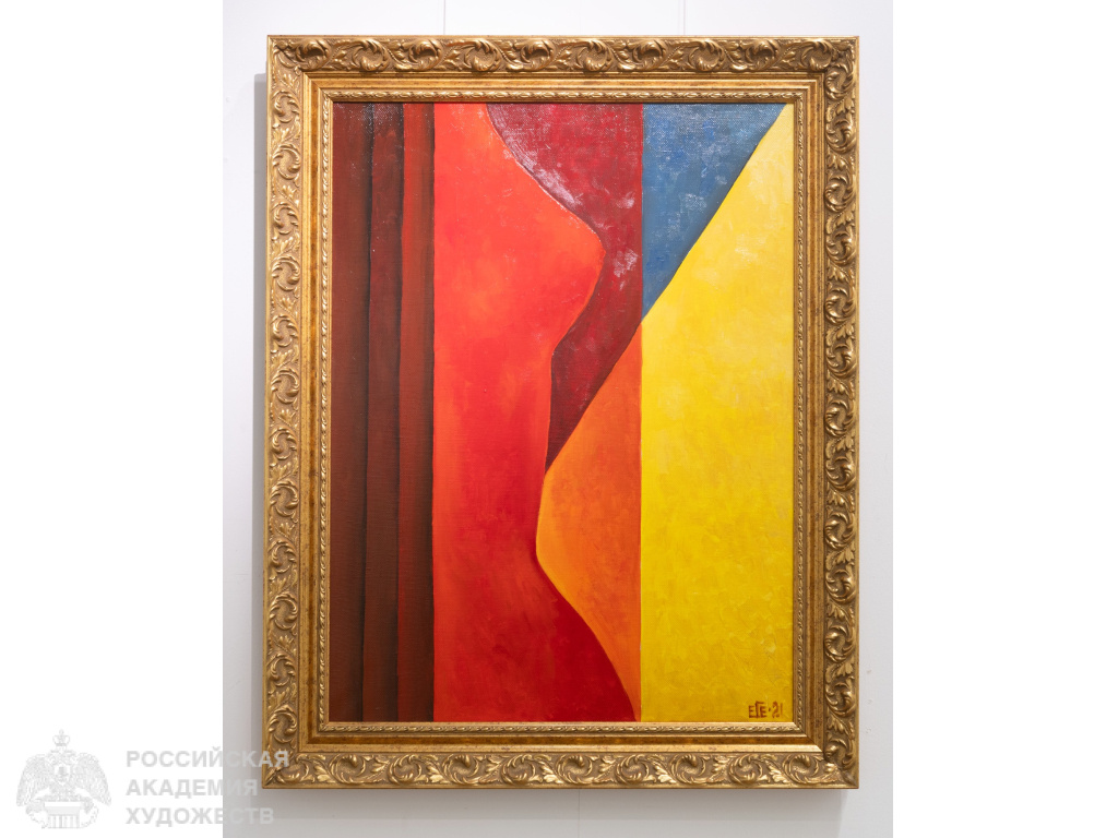 Работы Евгения Гурвича на выставке в МВК РАХ Галерее искусств Зураба Церетели (Москва, Пречистенка, 19). Фото: Виктор Берёзкин, пресс-служба РАХ. 2025. 