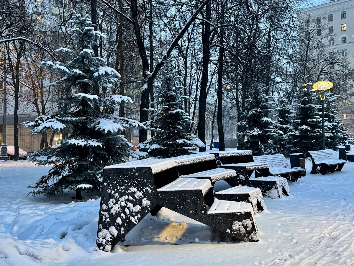 Снег в апреле стал неожиданностью