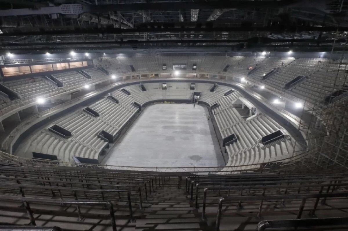    Новую ледовую арену в Нижнем Новгороде могут сдать в августе