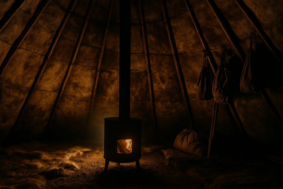 Очаг, чайник, ножи. Всё на месте. Всё — как надо.