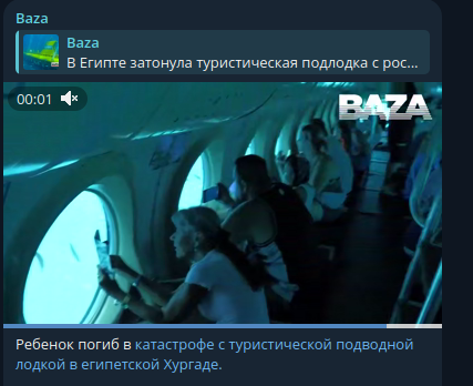    Фото: скриншот Telegram/Baza
