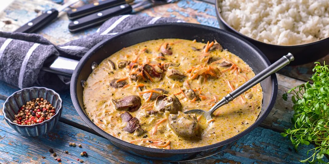 Подлива из куриной печени, пошаговый рецепт с фото на 315 ккал