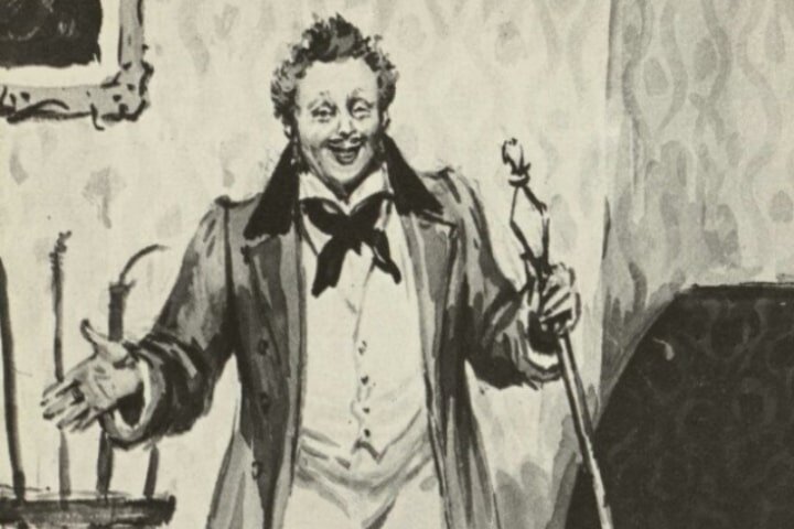 Манилов. Иллюстрация Алексея Лаптева