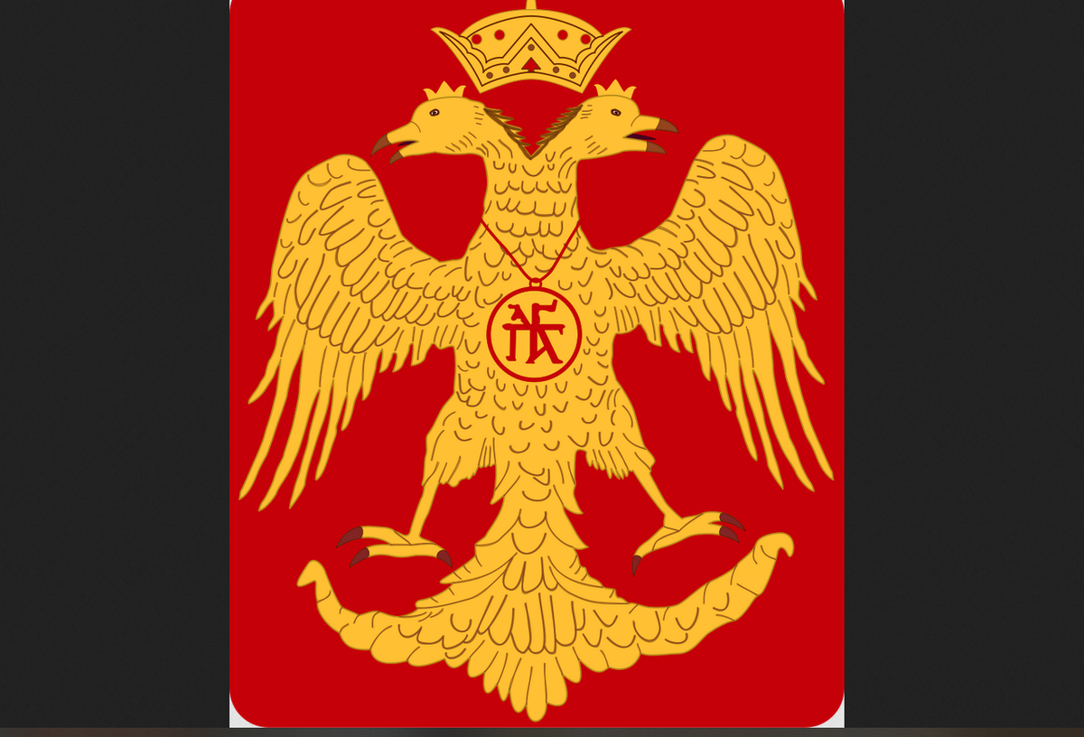 Эмблема Палеологов, Византийская империя