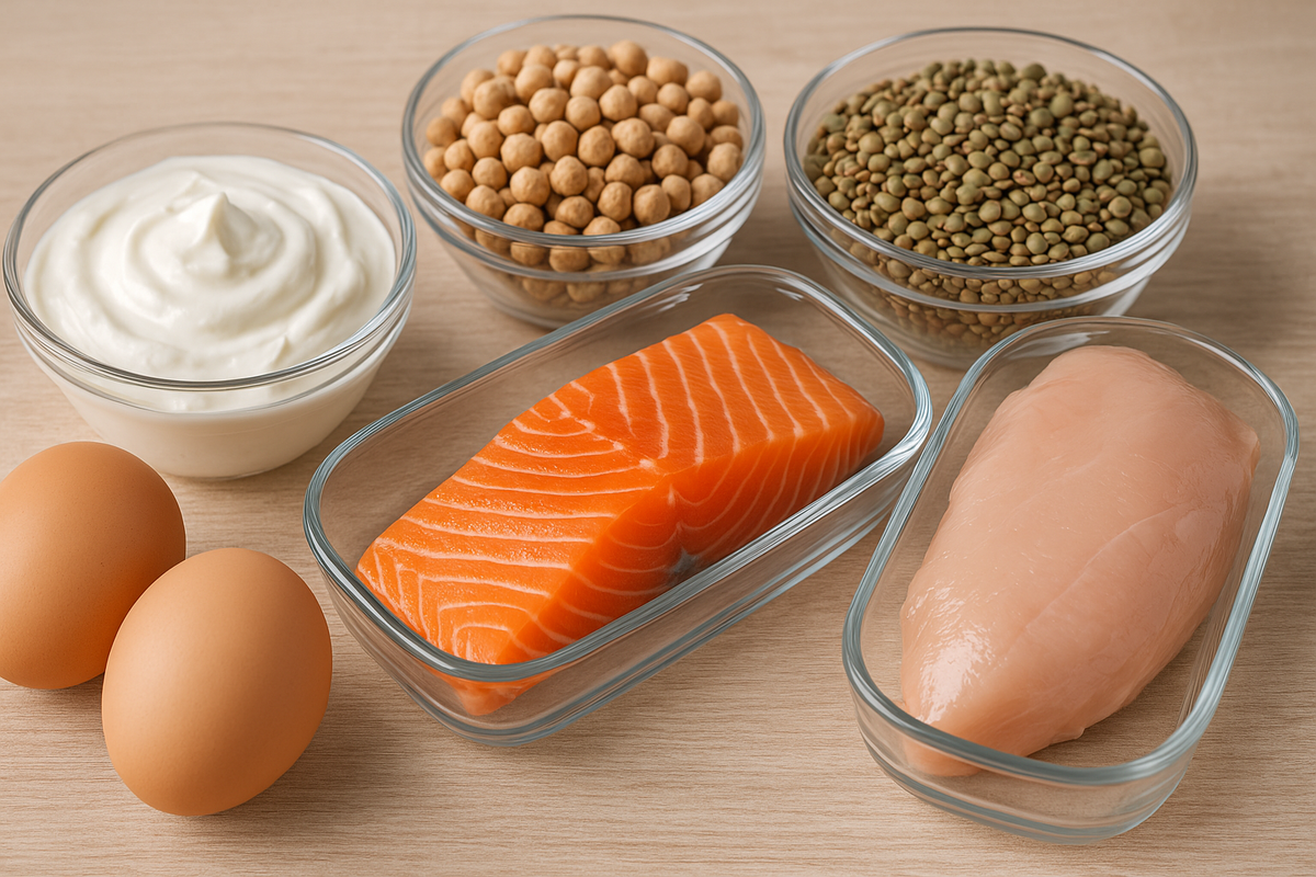 Кстати, исследования показывают, что достаточное потребление белка помогает не только сохранить мышцы, но и разгоняет метаболизм. Учёные выяснили: организм тратит на 25% больше энергии на переработку белка, чем на углеводы. 
Считайте это бонусом — вы едите и одновременно худеете!