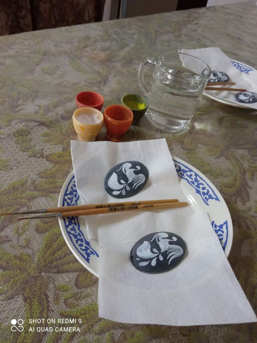 Всё готово к проведению мастер-класса. Фото автора. 