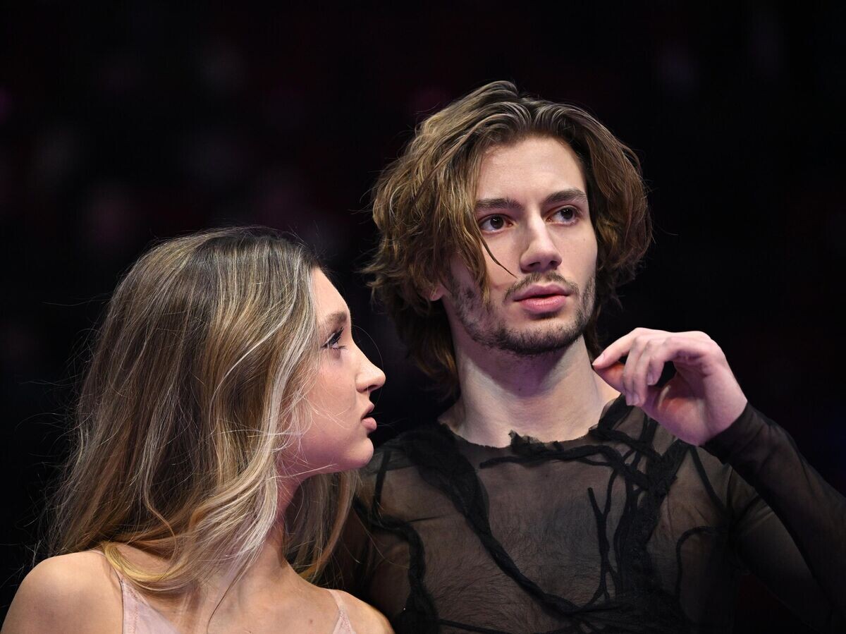    Ирина Хавронина и Девид Нарижный© РИА Новости / Сергей Бобылев