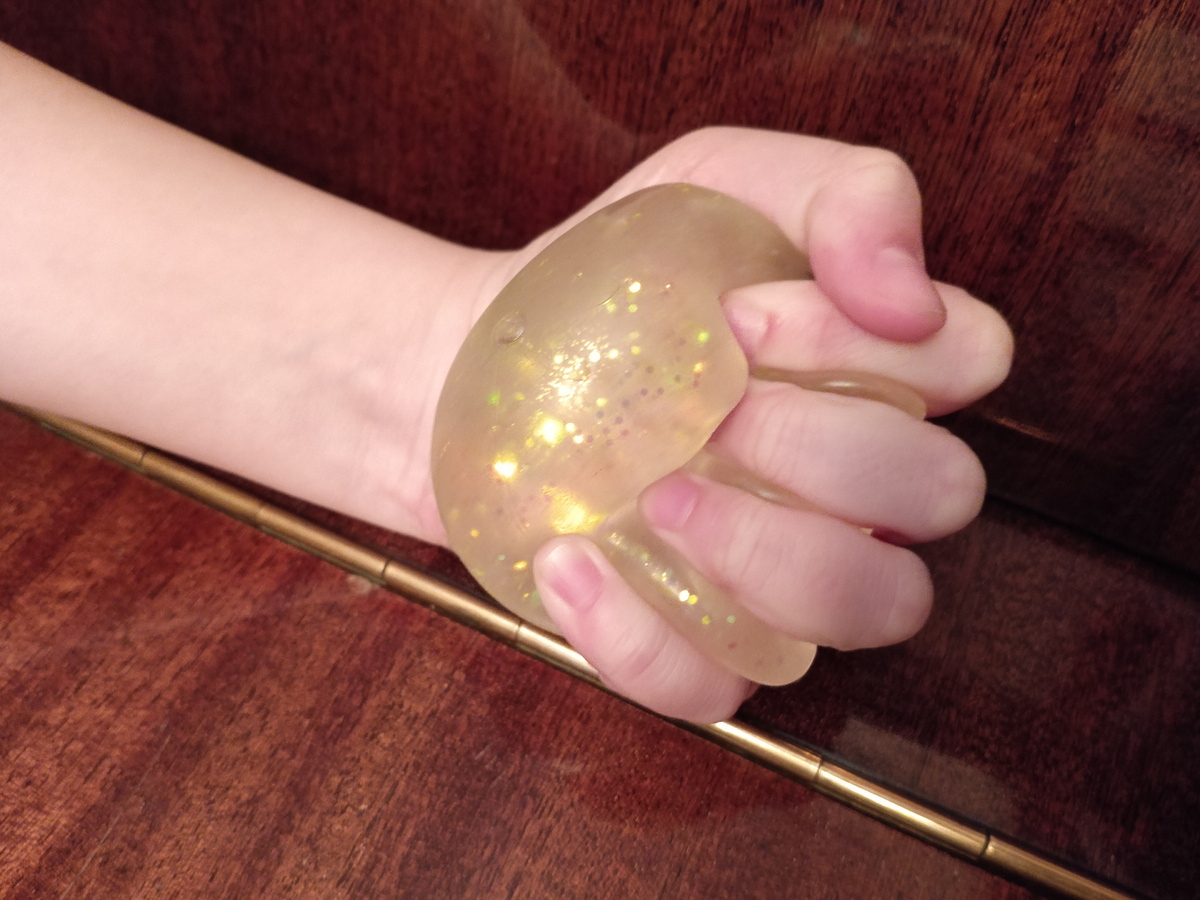 В смятом виде.