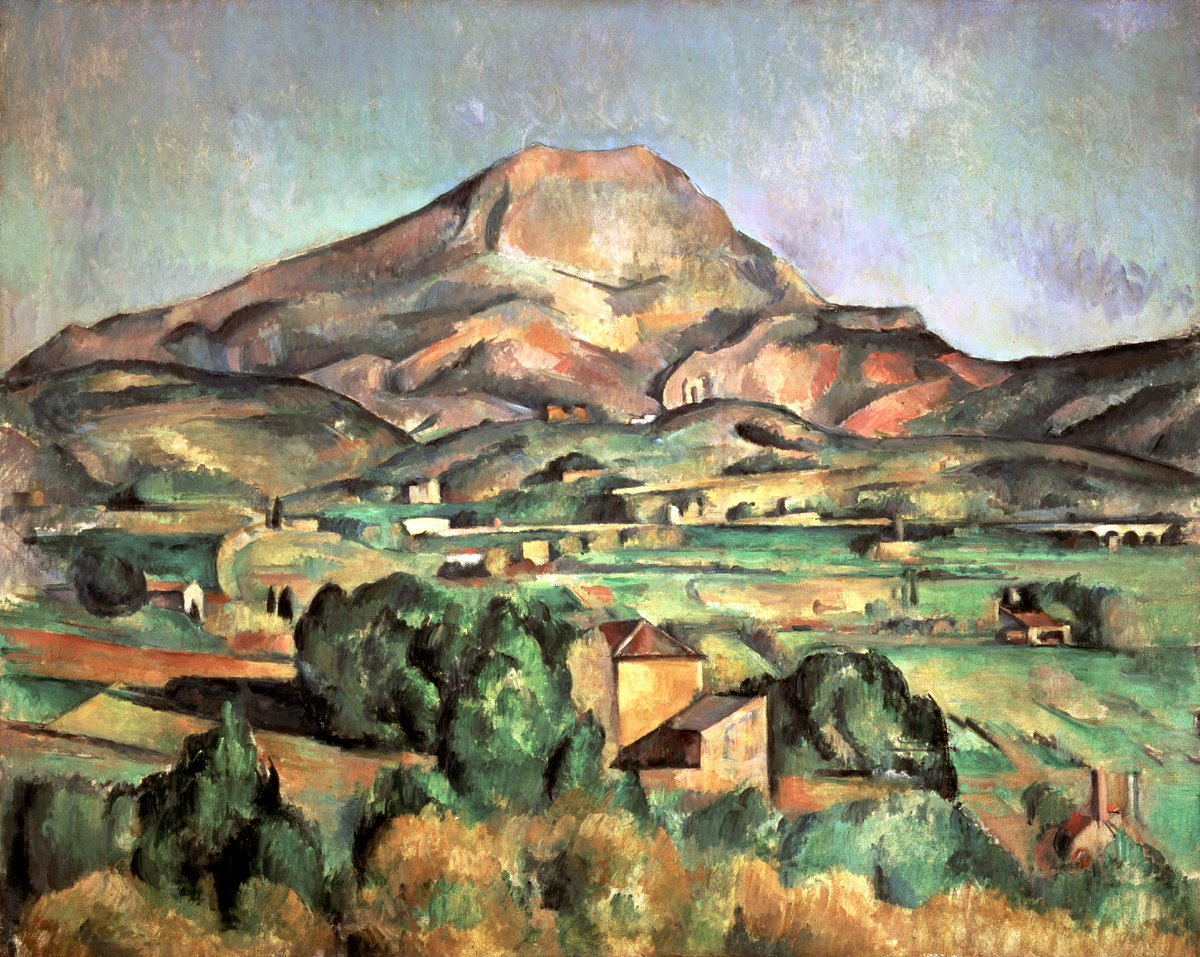 Поль Сезанн. Гора Сент-Виктуар со стороны Бельвю, около 1890 года. Фонд Барнса, Филадельфия