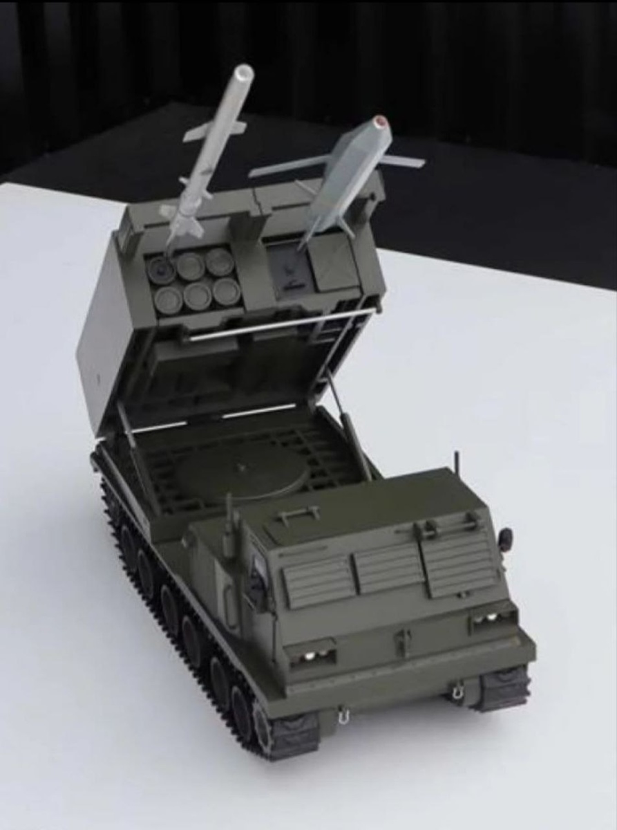 Разработанное MBDA и Safran решение под названием Thundart было представлено в виде макета на оборонной выставке Eurosatory в июне 2024 года. Фото: MBDA