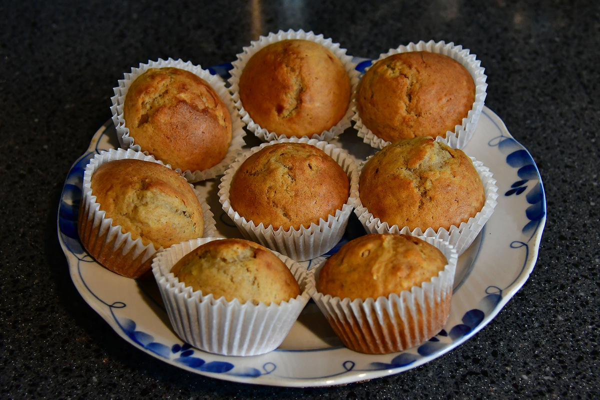 Маффин с бананом