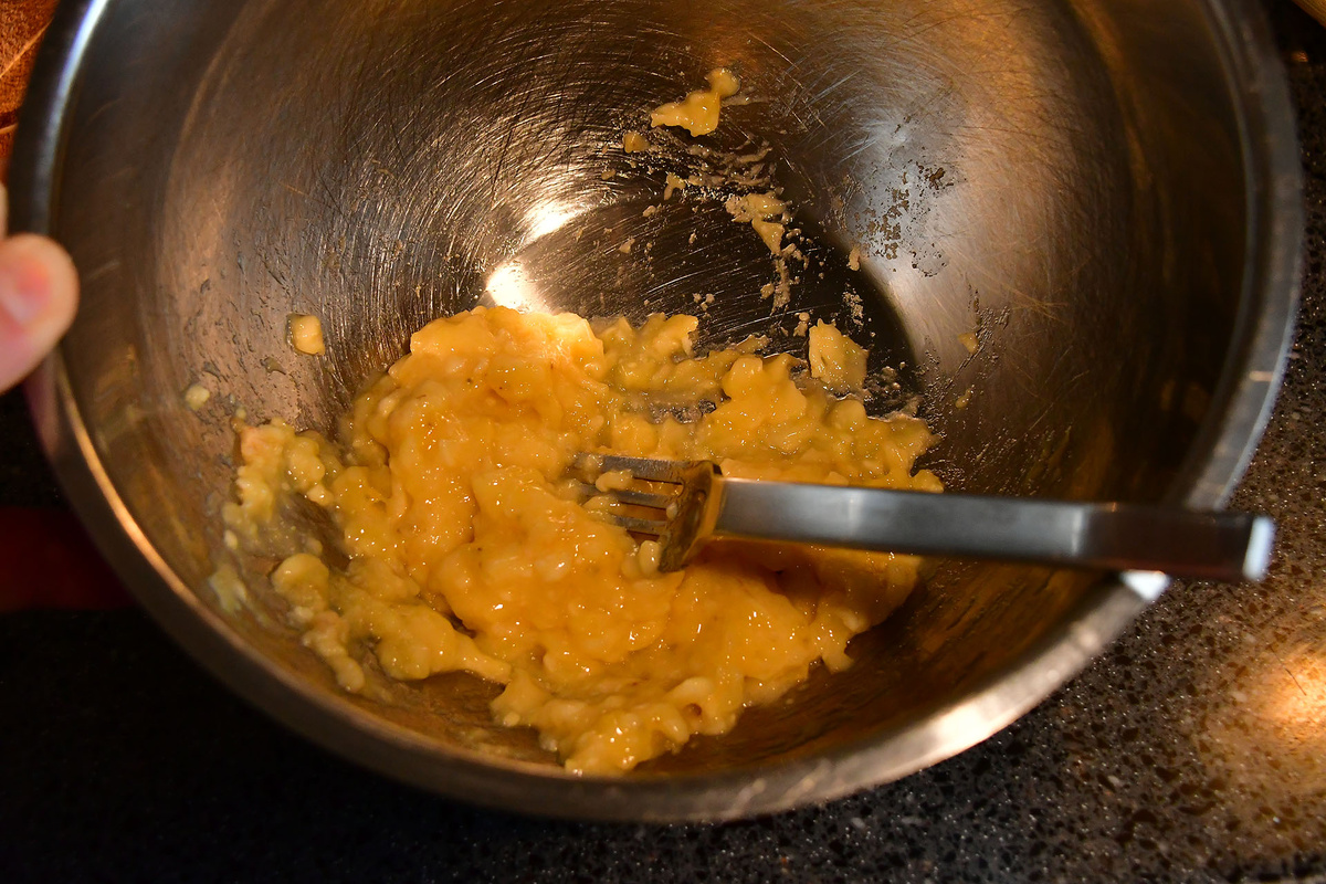 Разминаем банан