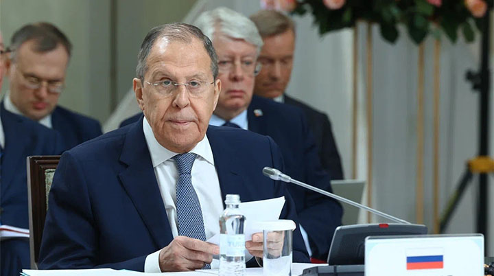    Сергей Лавров: "Мы будем твёрдо исходить из наших национальных интересов". Фото: МИД России