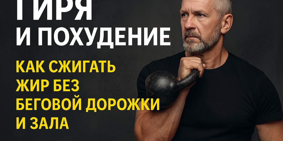 Гиря и похудение: как сжигать жир без беговой дорожки и зала.