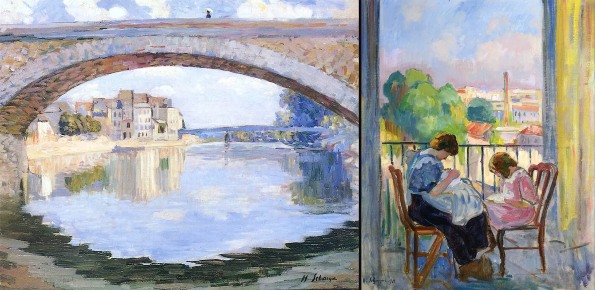 Художник Анри Лебаск