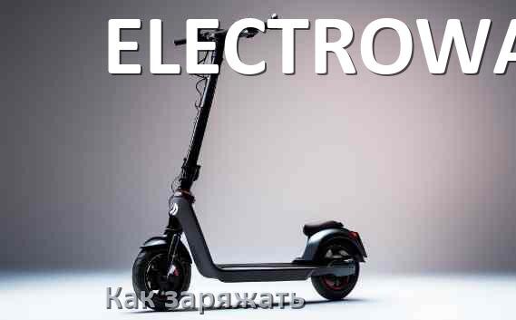 
Как заряжать электросамокат ELECTROWAY правильно и сколько времени заряжается