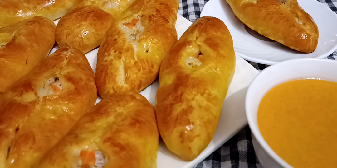 📌 Расстегаи с рыбой, дрожжевые пирожки в духовке