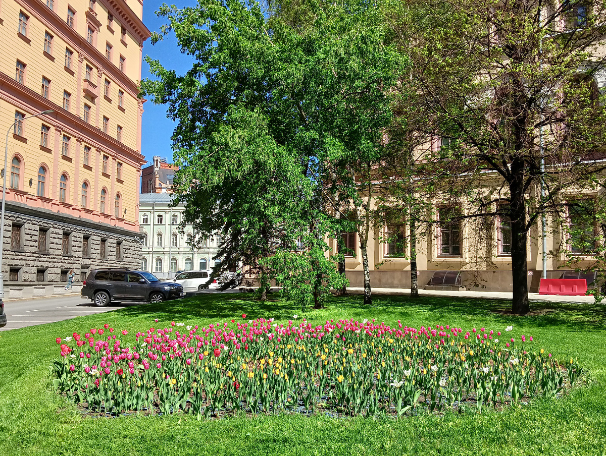 Москва. Лубянская площадь. Май 2024 г. Недалеко от моего хостела.