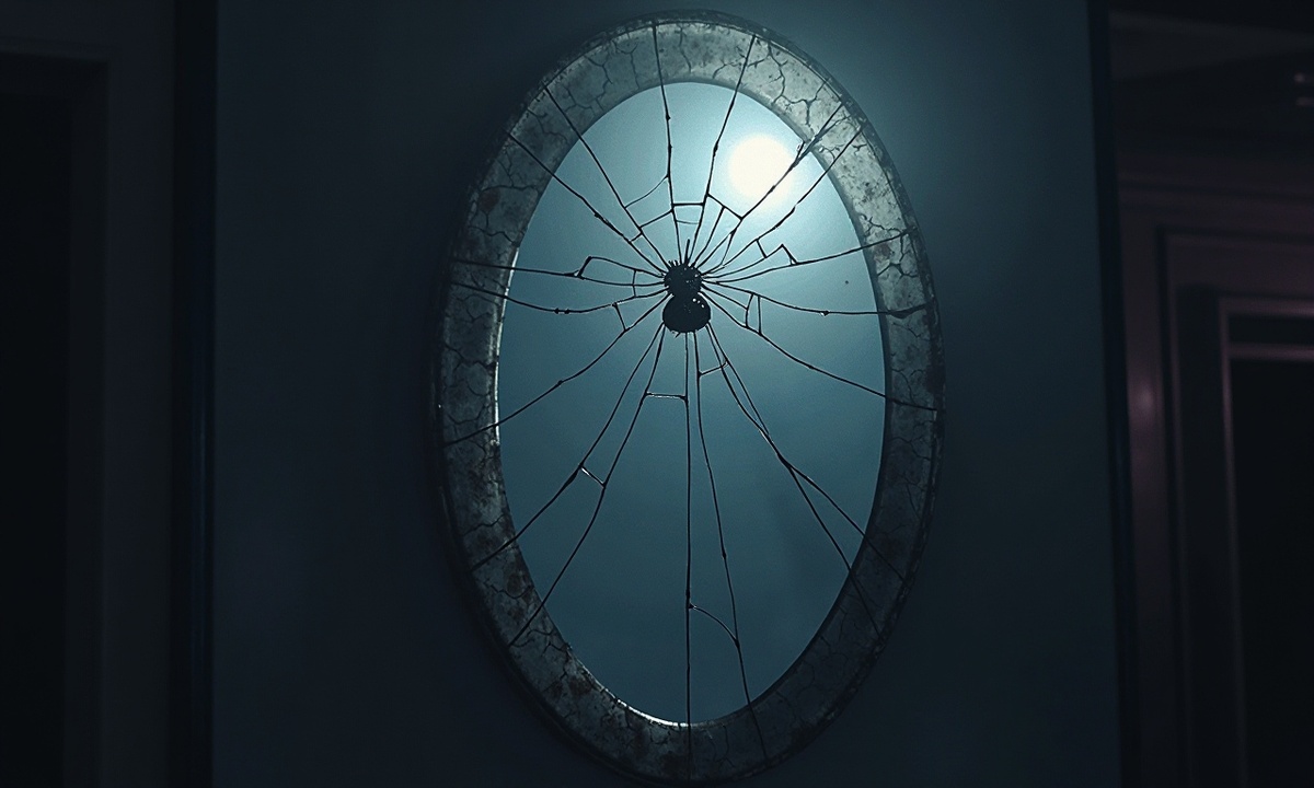 Паутина в зеркале: отражение страха или красоты?