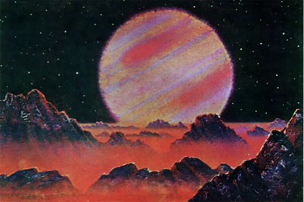 На спутнике Юпитера