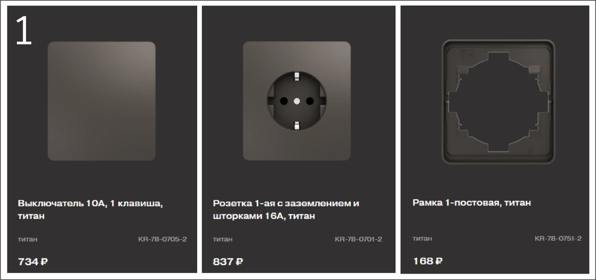 Cтоимость коллекции MIELE Round (на апрель 2025 г.)