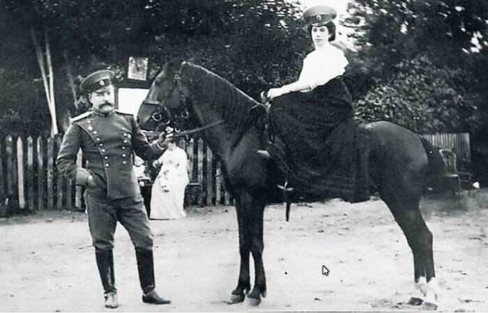 Михаил Поспелов с женой Софьей. / www.i.pinimg.com