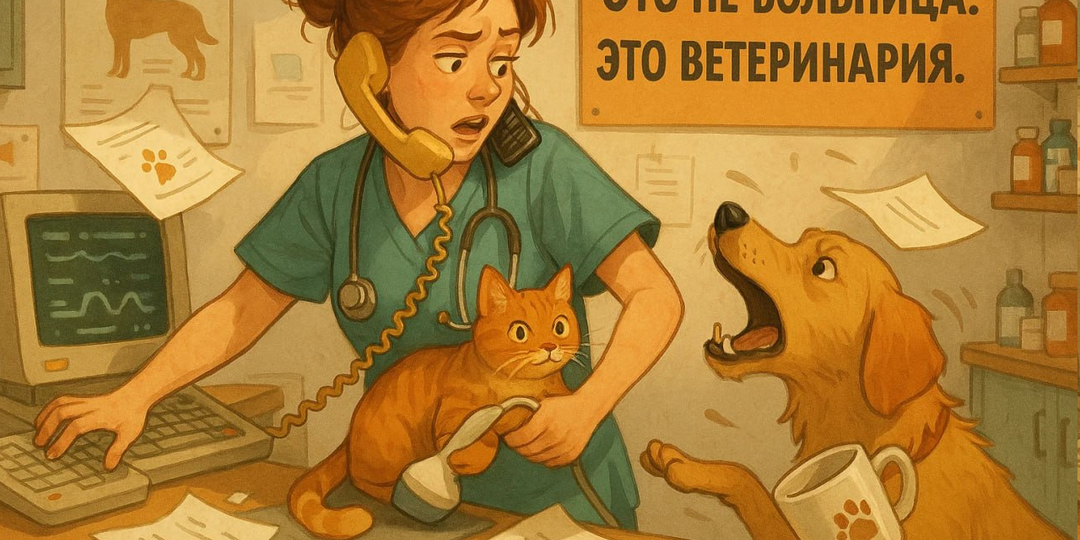 🏥 Почему в ветклинике всё не как в обычной больнице