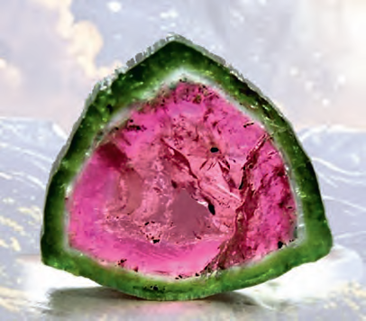 Арбузный турмалин, минерал