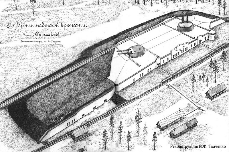 Реконструкция планировки форта В. Ф. Ткаченко.