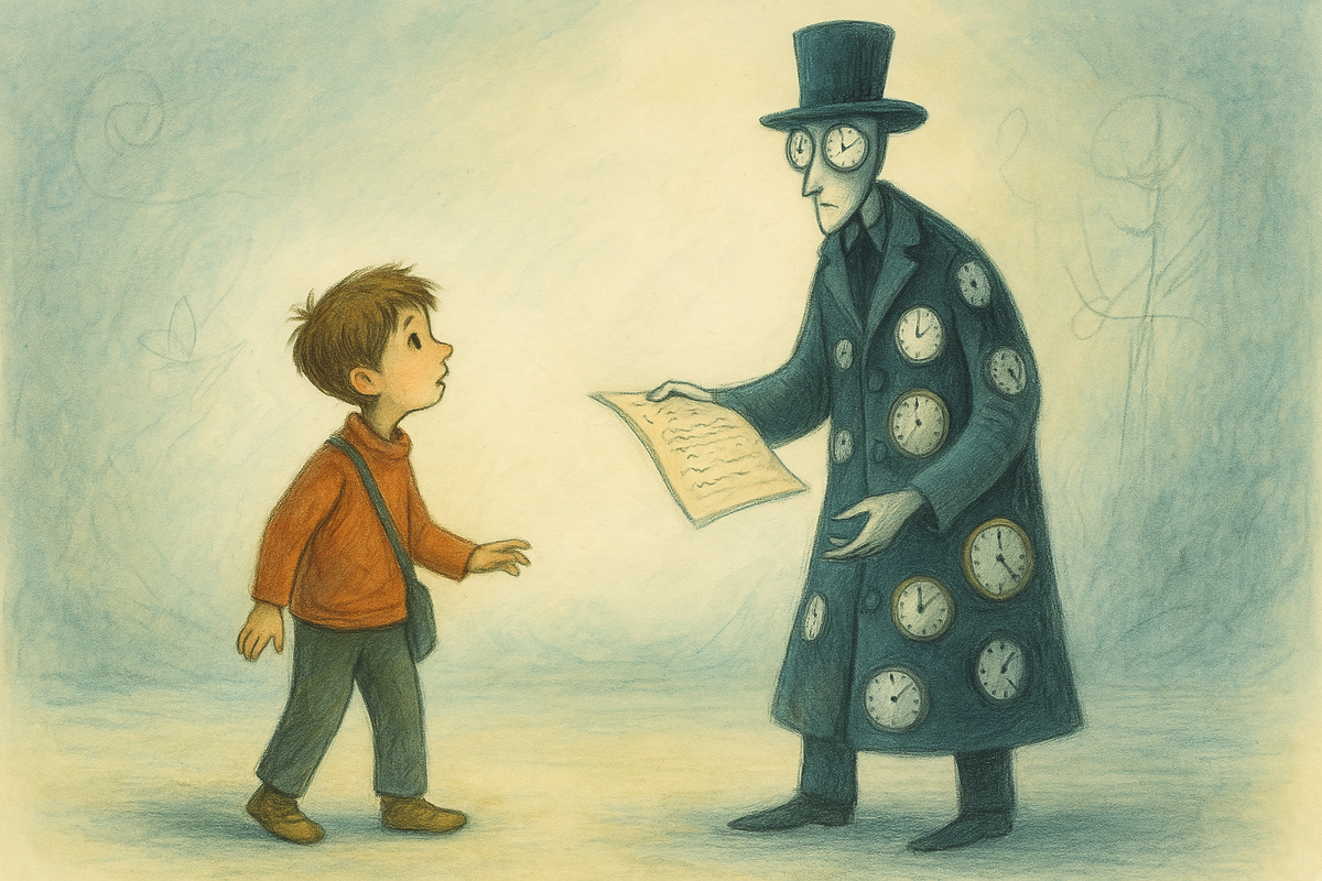 Сказка из будущего про время, которое ждёт, когда его сочинят.