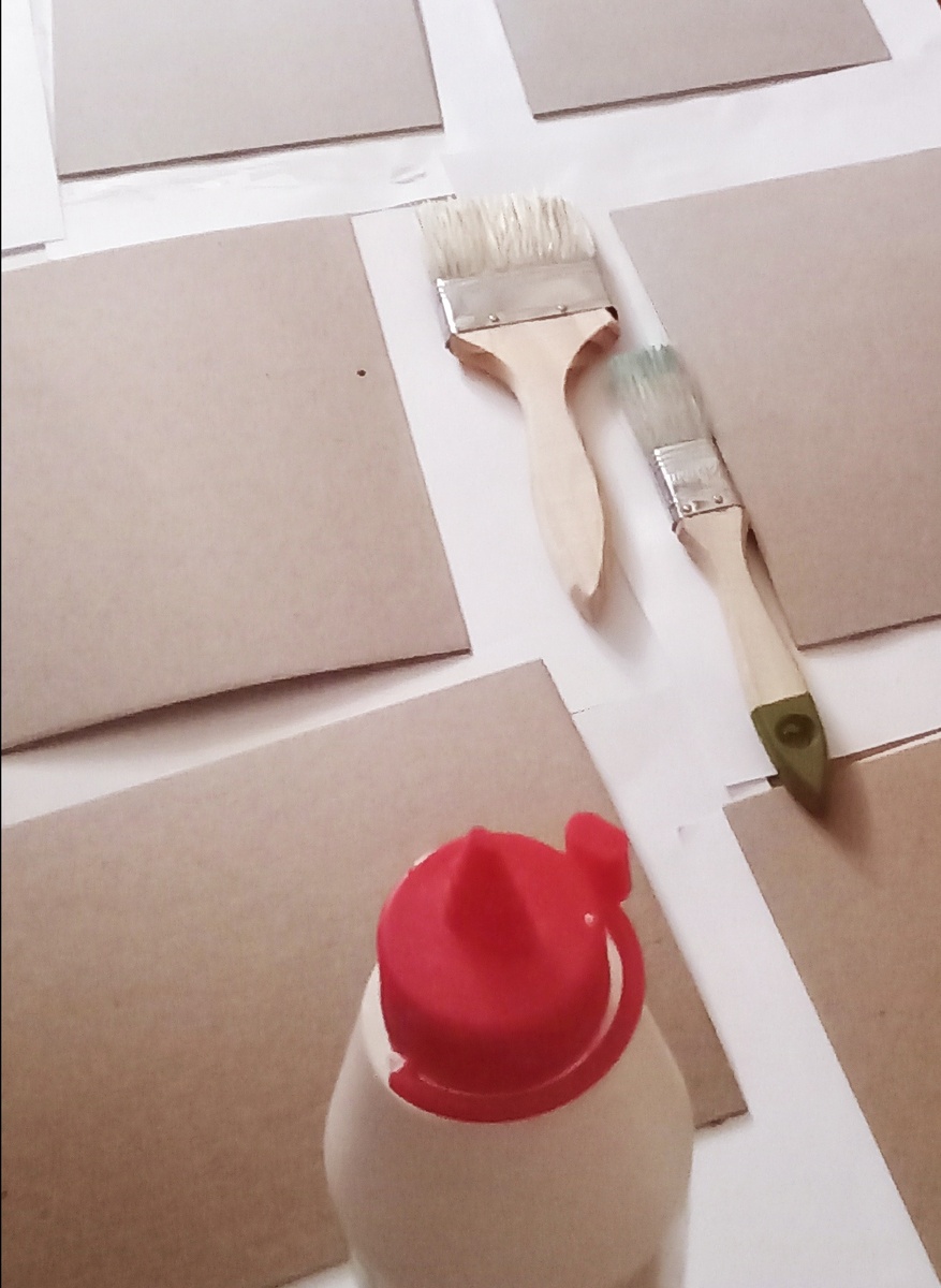 Картон, пропитанный клеем ПВА 